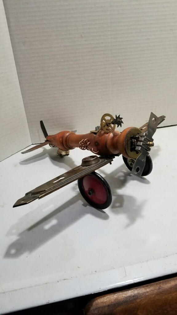 steam punk airplane